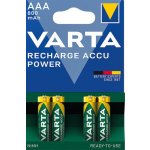 Varta Power AAA 800 mAh 4ks 56703101404 – Zboží Mobilmania