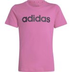 adidas ESSENTIALS LINEAR LOGO T SHIRT Dívčí triko růžová 140 – Sleviste.cz