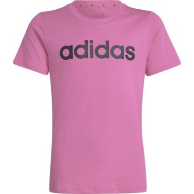 adidas ESSENTIALS LINEAR LOGO T SHIRT Dívčí triko růžová 140 – Sleviste.cz