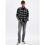 GAP Džíny slim soft GapFlex pánské šedá – Zboží Mobilmania