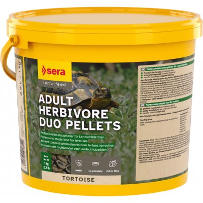 Sera Reptile Adult Herbivore Duo Pellets 3,8 l, 1 kg – Zboží Mobilmania