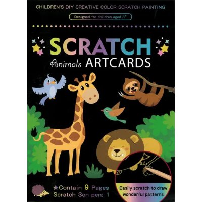 Obrázek škrabací Mark 9 ks 03 safari – Zbozi.Blesk.cz