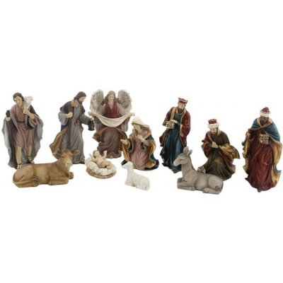 Clayre & Eef Vánoční dekorace figurky Betlém – sada 11 ks / 10*5*15 cm – Hledejceny.cz