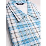 Luiz Jirka 126 pánské pyžamo dlouhé propínací flanel sv.modré – Zboží Dáma