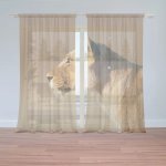 Sablio Záclony Lvice 2: 2ks 150x250cm – Zboží Mobilmania