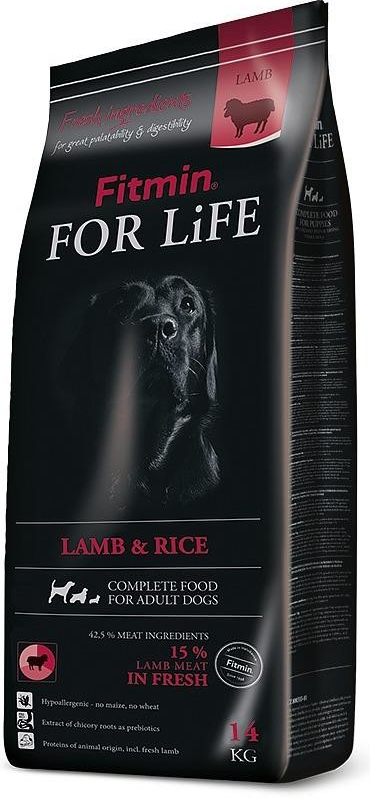 Fitmin For Life Adult Lamb & Rice 14 kg