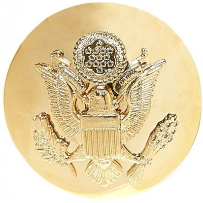 Odznak US ARMY čepicový kulatý ZLATÝ – Hledejceny.cz