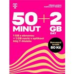 T-MOBILE SIM karta TWIST Standard 50 minut + 2 GB dat s kreditem 50 Kč – Zboží Mobilmania