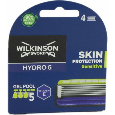 Wilkinson Sword Hydro5 Skin Protection Sensitive 4 ks – Zboží Mobilmania
