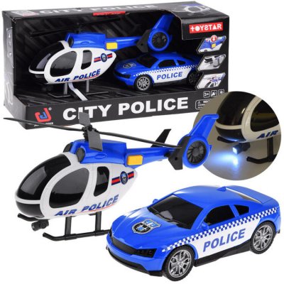 JOKO Policejní auto a vrtulník se zvuky – Zboží Mobilmania