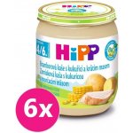 HiPP Bio Bramborová pyré s kukuřicí a krůtím masem 6 x 125 g – Zboží Dáma