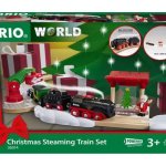 Brio WORLD 36014 Vánoční vlaková sada s parní lokomotivou na baterie – Zboží Mobilmania