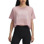 Under Armour Rival Os Campus Tee Wmn Pink – Zboží Mobilmania