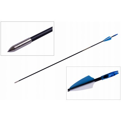 Jinx Fiber 30" 1 ks šíp ze skleněných vláken do luku 6 mm x 76 cm – Zboží Dáma