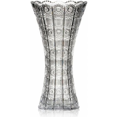 Bohemia Crystal Ručně vyráběná a ručně broušená váza 410mm – Hledejceny.cz