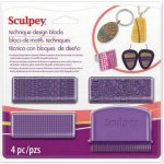 Sculpey sada texturovací bloků - 1 sada – Hledejceny.cz