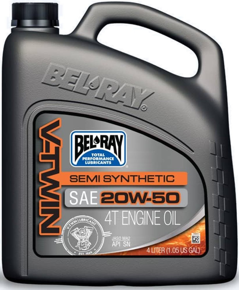 Bel-Ray V-Twin Semi Synthetic 20W-50 4 l