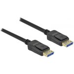 Delock - Kabel DisplayPort - DisplayPort (M) s jazýčkem do DisplayPort (M) s jazýčkem - DisplayPort 2.0 - 5 m - podpora 8K60Hz (7680 x 4320) - černá – Hledejceny.cz