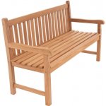 Divero Zahradní lavice masiv 3-místná 150 cm DS78475935 – Zboží Dáma