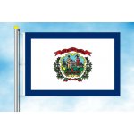 LIBEA, s.r.o. Západní Virginie vlajka Rozměr: 40×60 cm, Uchycení: Karabiny na stožár – Hledejceny.cz