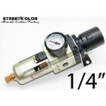 Regulátor tlaku s filtrem AW3000-02, vnitřní závit: 1/4", 5 mikronů – Hledejceny.cz