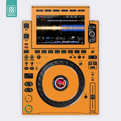 Doto Design Skin CDJ 3000X FULL COLORS Sunset Orange – Zboží Živě