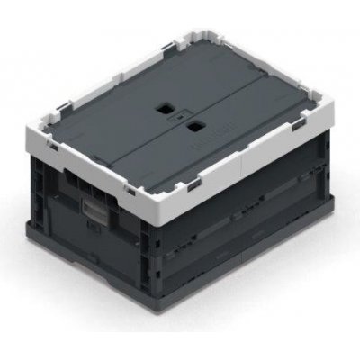 PK Group Skládací přepravky plná 400x300x220 s víkem – Zboží Mobilmania