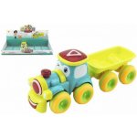 Vlak Mašinka s vagonem plast 21cm na setrvačník – Hledejceny.cz