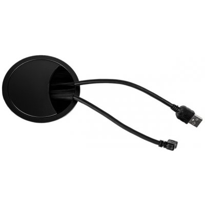 BACHMANN Průchodka kabelu LOOP ROUND 80 mm černá 930.302 – Zboží Mobilmania