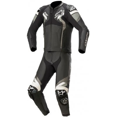 Dvoudílná kombinéza Alpinestars Atem V4 černá/šedá/bílá