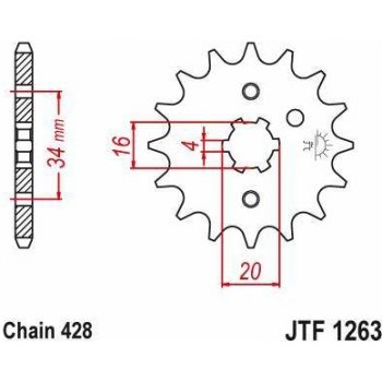 JT Sprockets JTF 1263-15