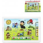 Teddies Mravenečkův tablet plast 30x20x2 cm na baterie se zvukem – Zboží Dáma