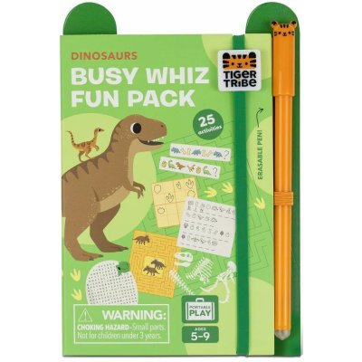 Tiger Tribe Sešit s aktivitami Busy Whiz Fun Pack Dinosaurs Refill – Sleviste.cz