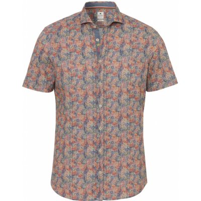 Pure Casual Fit košile s krátkým rukávem barevná kapradina D41520_52703_673 – Zboží Mobilmania