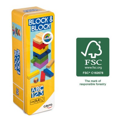 Pygmalino FSC Block & Block Metal box – Zboží Živě