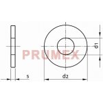 Podložka pod nýty DIN 9021 M5 / 5,3 pozink – Zboží Mobilmania