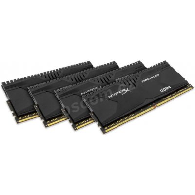 Kingston HyperX Predator DDR4 64GB (4x16GB) 3000MHz CL15 HX430C15PB3K4/64 – Hledejceny.cz