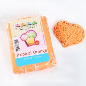 FunCakes potahový Fondán Tiger Orange oranžový 250 g