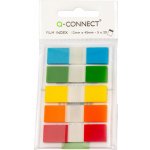 Záložky Q-Connect - plastové, 12,5 x 43 mm, 5 barev – Hledejceny.cz