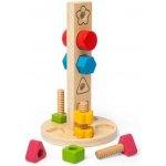 Bigjigs Toys věž s maticemi a šrouby – Sleviste.cz