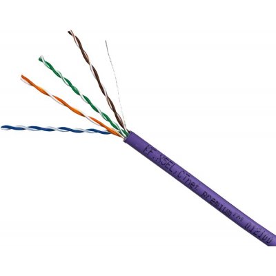 Solarix SXKD-5E-UTP-LSOH CAT5E UTP LSOH, 305m, fialový – Zboží Mobilmania