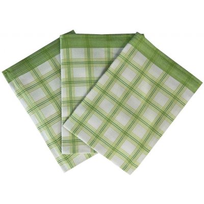 Sleep-well utěrka Bambus Kostka velká zelená 50x70 cm 3ks / – Hledejceny.cz
