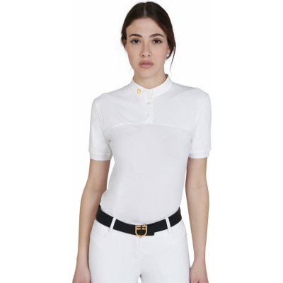 EQUESTRO Triko závodní Slim Fit dámské bílé – Zboží Dáma