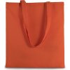 Nákupní taška a košík Kimood Bavlněná taška SHOPPER červený pomeranč