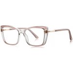 Techsuit Reflex PC 2273 - pro ženy, nadměrné velikosti, TR90&kovový rám, AC čočky - průhledné/hnědé – Zboží Živě