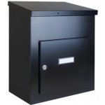 Parcel box (schránka na balíky) výšky 580 mm - nástěnný - RAL 9005 MAT. - ČERNÁ – Sleviste.cz