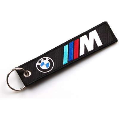 Přívěsek na klíče Textilní BMW – Zboží Mobilmania