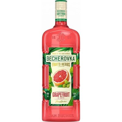 Becherovka Grapefruit 20% 0,5 l (holá láhev) – Sleviste.cz