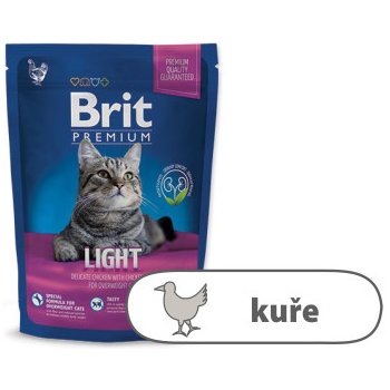 Brit cat Premium Light 1,5 kg od 151 Kč - Heureka.cz
