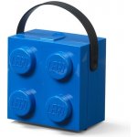 LEGO® box na svačinu s rukojetí modrý – Zboží Dáma